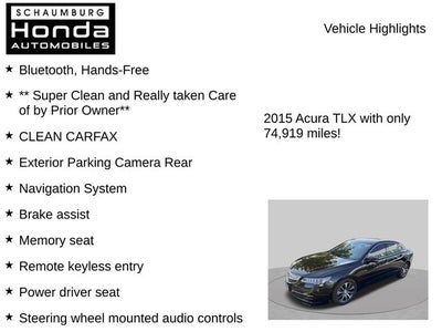 2015 Acura TLX Tech