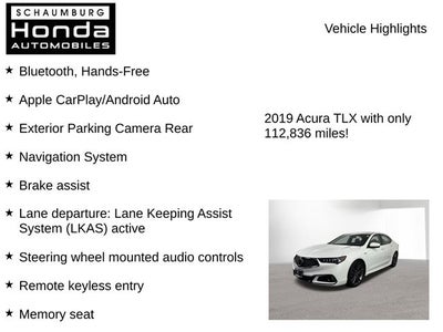 2019 Acura TLX 3.5L Technology Pkg w/A-Spec Pkg