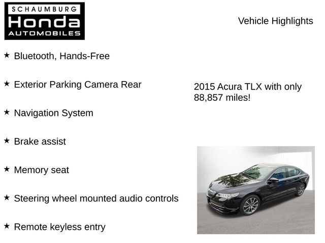 2015 Acura TLX 3.5L V6 SH-AWD w/Technology Package