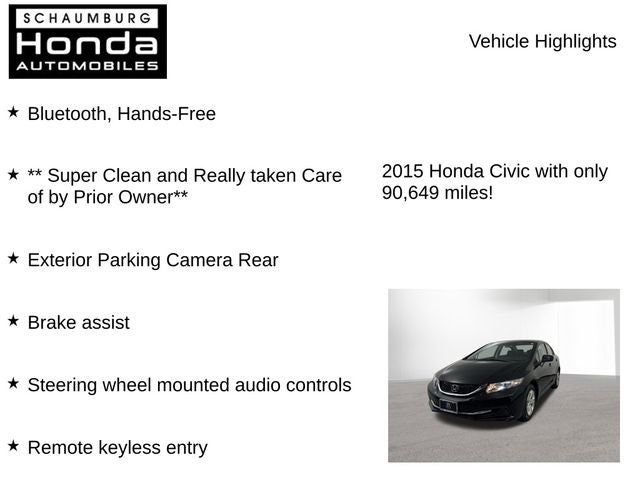 2015 Honda Civic LX