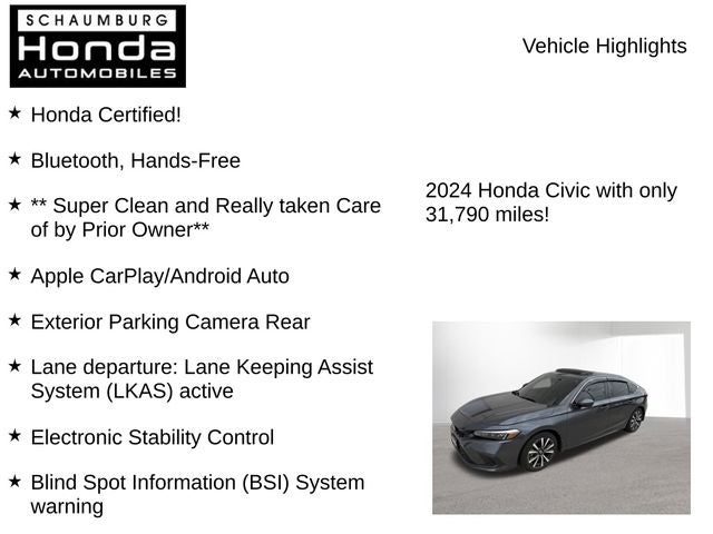 2024 Honda Civic EX-L