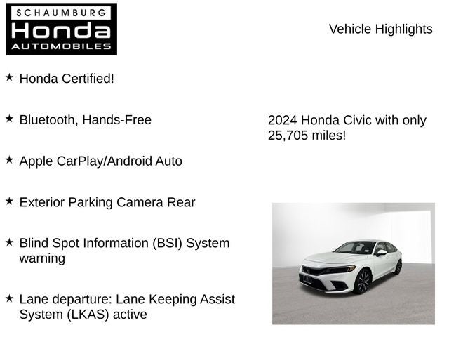 2024 Honda Civic EX-L