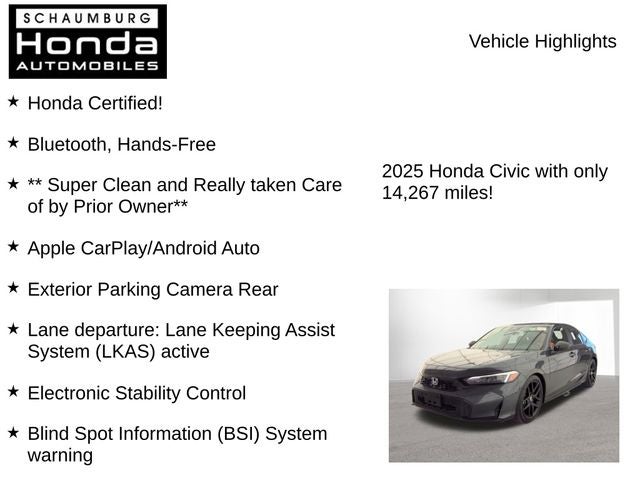 2025 Honda Civic Sport