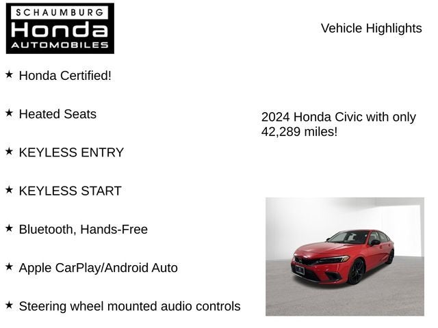 2024 Honda Civic Sport