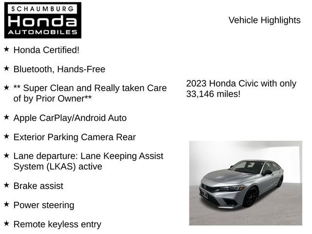 2023 Honda Civic Sport