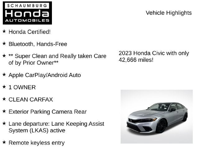 2023 Honda Civic Sport