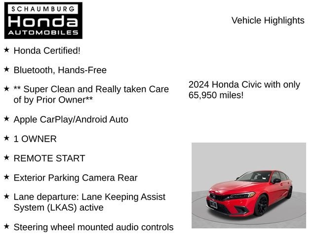 2024 Honda Civic Hatchback Sport - Photo 14
