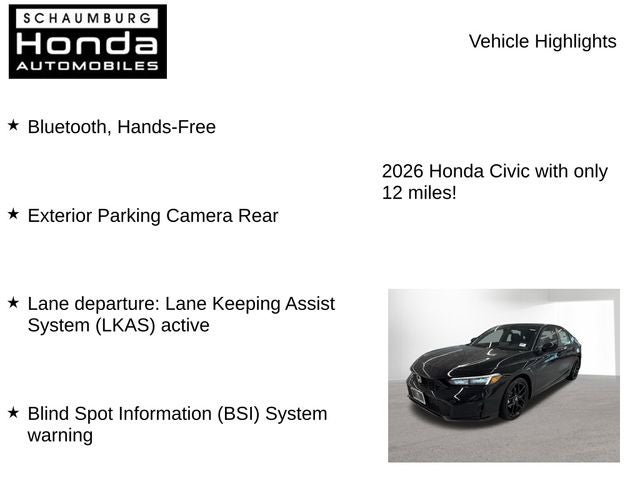 2026 Honda Civic Hybrid Sport