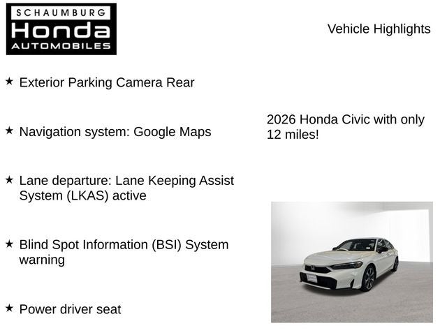 2026 Honda Civic Hybrid Sport Touring