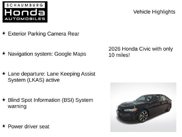 2026 Honda Civic Hybrid Sport Touring