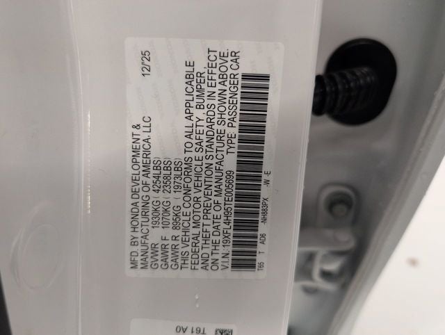 2026 Honda Civic Hybrid Sport Touring