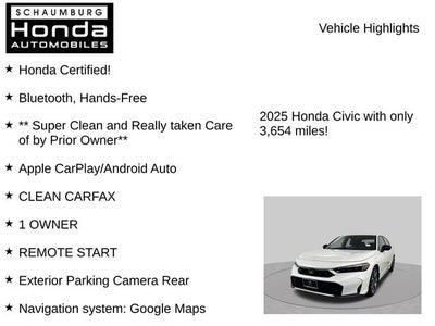 2025 Honda Civic Hybrid Sport Touring