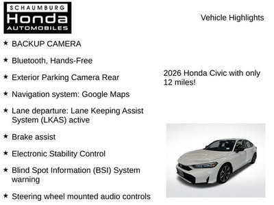 2026 Honda Civic Hybrid Sport Touring