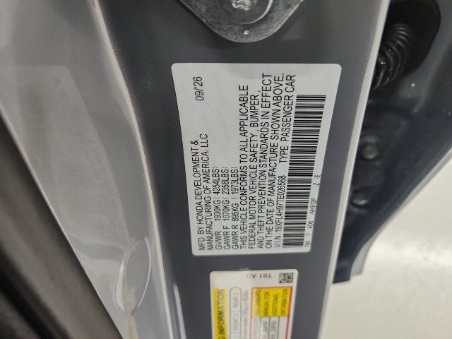 2026 Honda Civic Hybrid Sport Touring