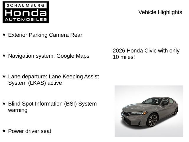 2026 Honda Civic Hybrid Sport Touring