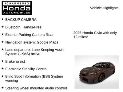 2026 Honda Civic Hybrid Sport Touring