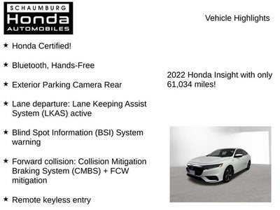 2022 Honda Insight EX