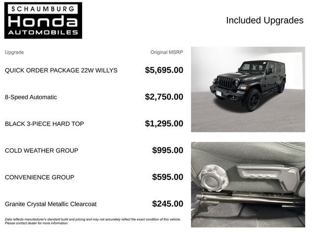 2020 Jeep Wrangler Unlimited Willys