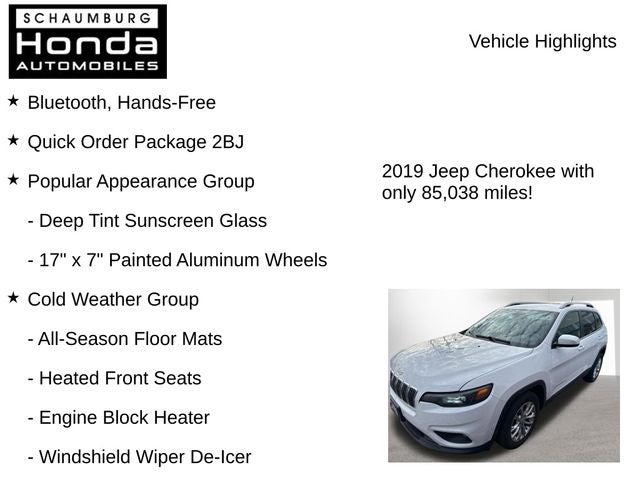 2019 Jeep Cherokee Latitude