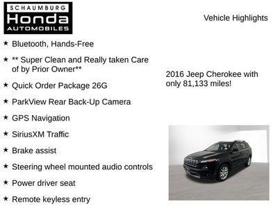 2016 Jeep Cherokee Limited