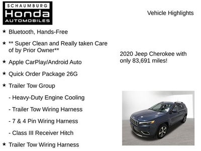 2020 Jeep Cherokee Limited