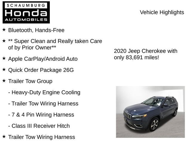 2020 Jeep Cherokee Limited