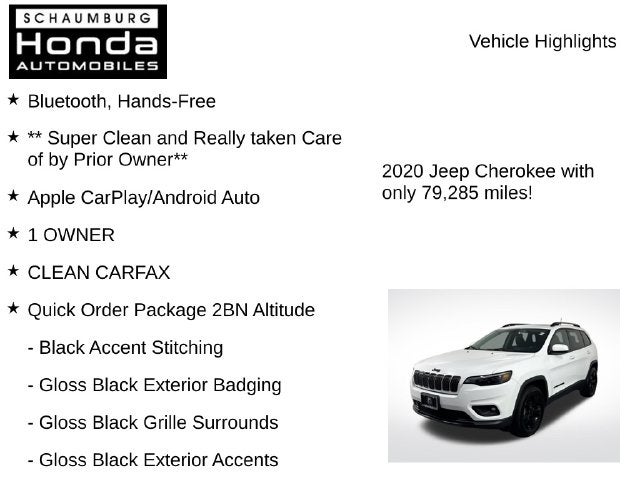 2020 Jeep Cherokee Latitude Plus