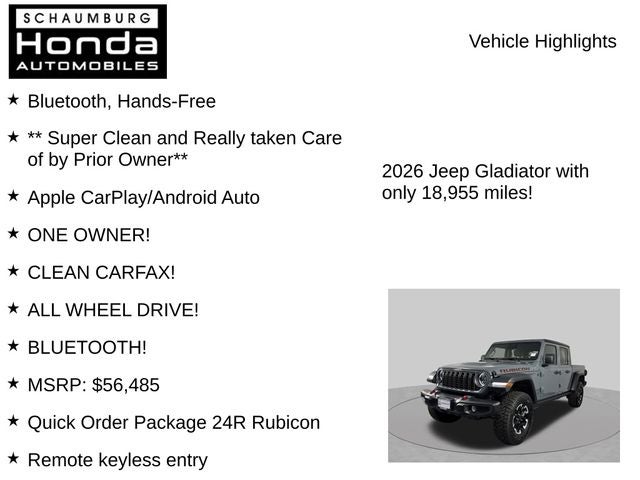 2026 Jeep Gladiator Rubicon