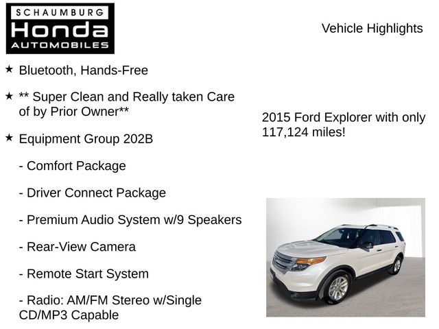 2015 Ford Explorer XLT