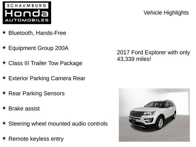 2017 Ford Explorer XLT