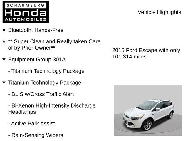 2015 Ford Escape Titanium
