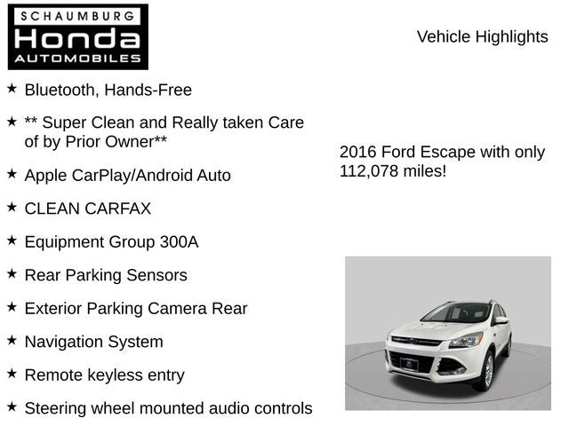 2016 Ford Escape Titanium