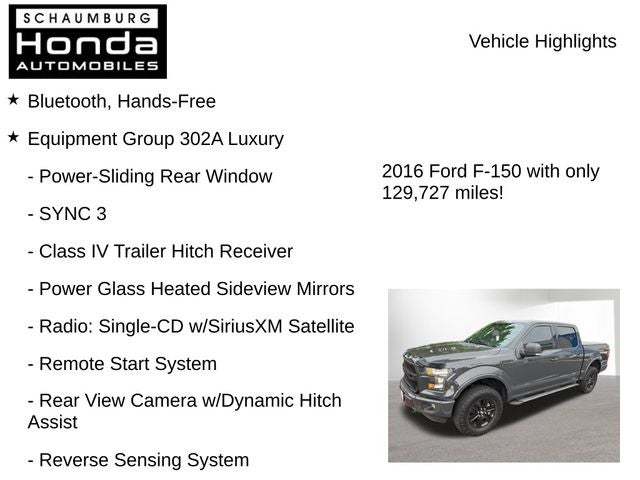 2016 Ford F-150 XLT