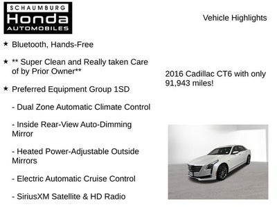 2016 Cadillac CT6 3.6L Luxury
