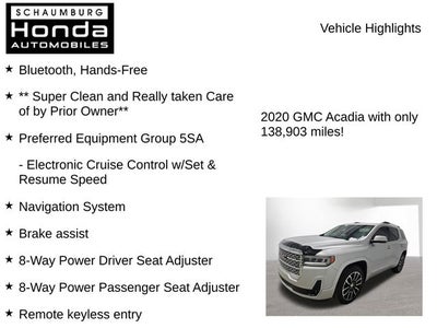 2020 GMC Acadia Denali