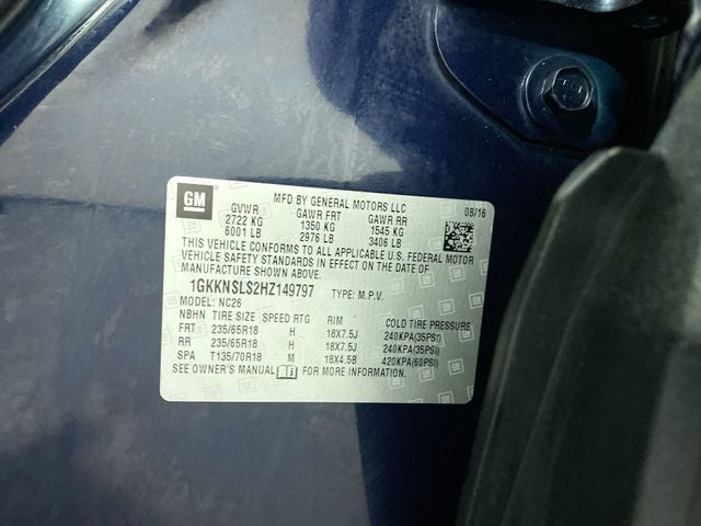 2017 GMC Acadia SLE-2