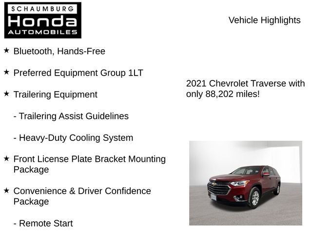 2021 Chevrolet Traverse LT 1LT