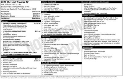 2024 Chevrolet Traverse Z71