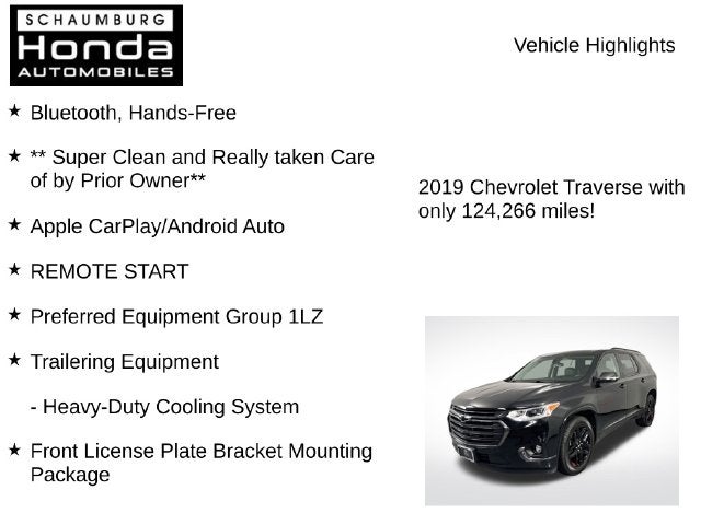 2019 Chevrolet Traverse Premier