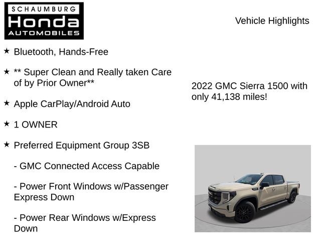 2022 GMC Sierra 1500 Elevation