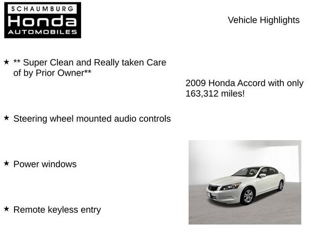 2009 Honda Accord LX-P 2.4