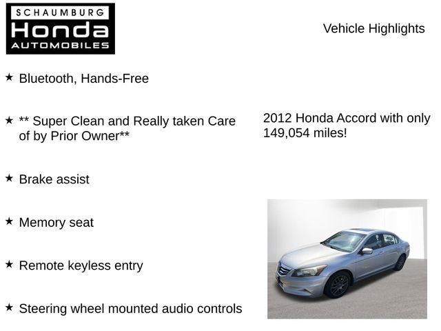 2012 Honda Accord EX-L 3.5