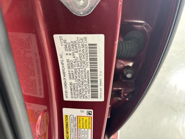 2021 Honda Accord Hybrid Touring