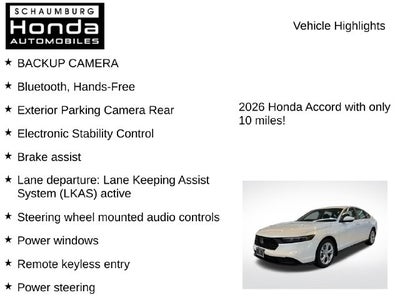 2026 Honda Accord LX