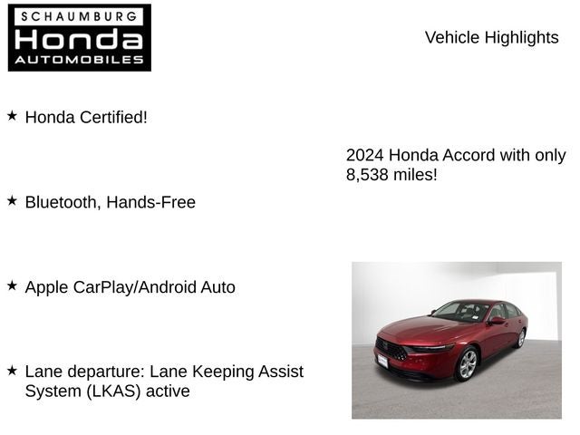 2024 Honda Accord LX