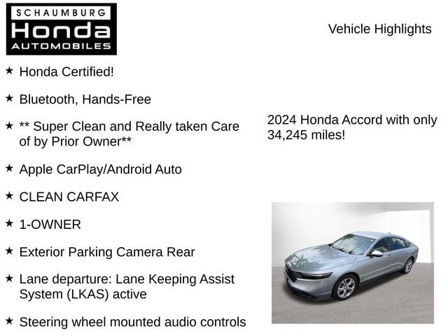 2024 Honda Accord LX