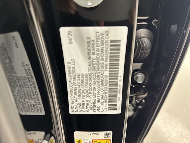 2026 Honda Accord LX