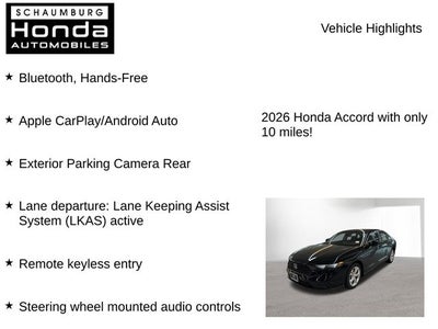 2026 Honda Accord LX