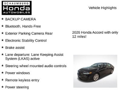 2026 Honda Accord LX
