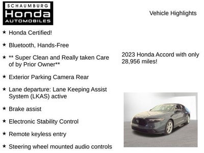2023 Honda Accord LX